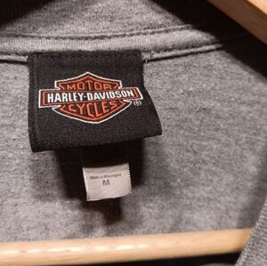 Harley-Davidson Gray Tee with Iconic Logo